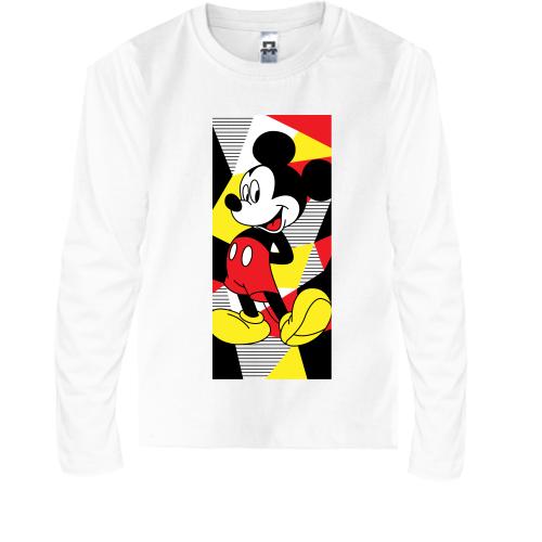 Детская футболка с длинным рукавом Mickey mouse art