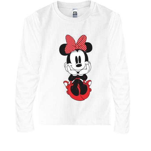 Детская футболка с длинным рукавом Minnie Mouse smiles