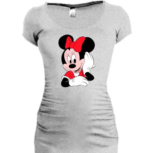 Подовжена футболка Minnie Mouse smiles.