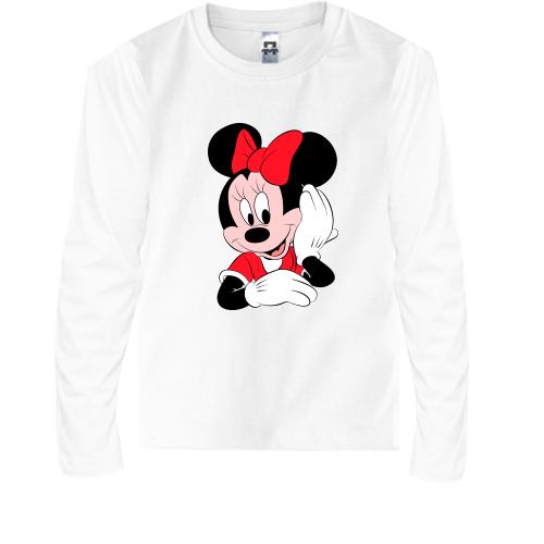 Детская футболка с длинным рукавом Minnie Mouse smiles.