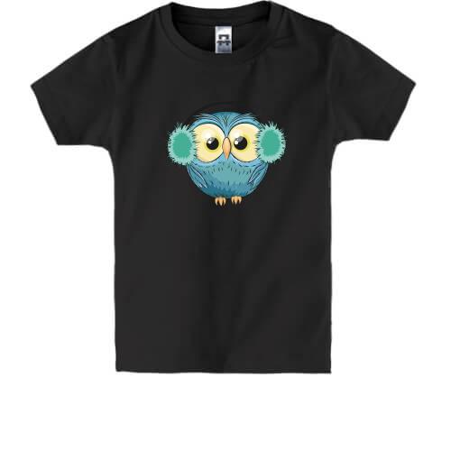 Детская футболка Owl in headphones