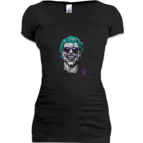 Подовжена футболка Joker in sunglasses