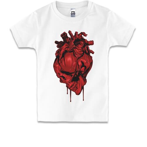 Детская футболка Skull Heart