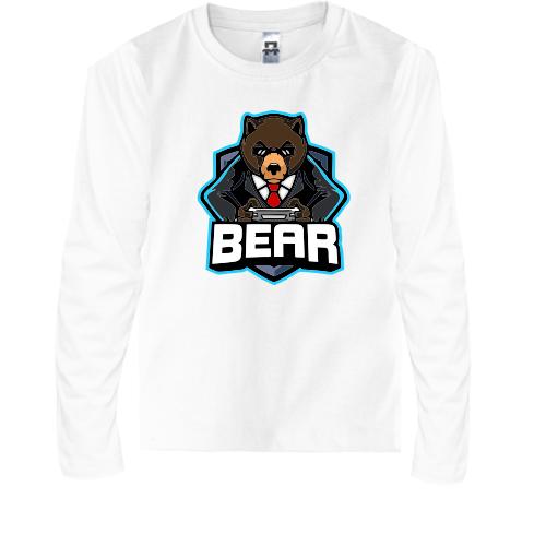 Детская футболка с длинным рукавом Bear gamer 2