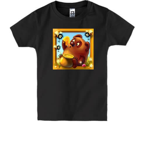 Детская футболка Винни Пух и мед