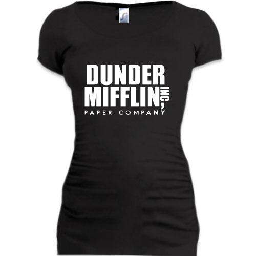 Подовжена футболка The Office - Dunder Mifflin