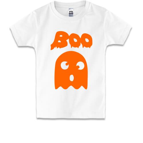 Дитяча футболка з милим привидом BOO Halloween
