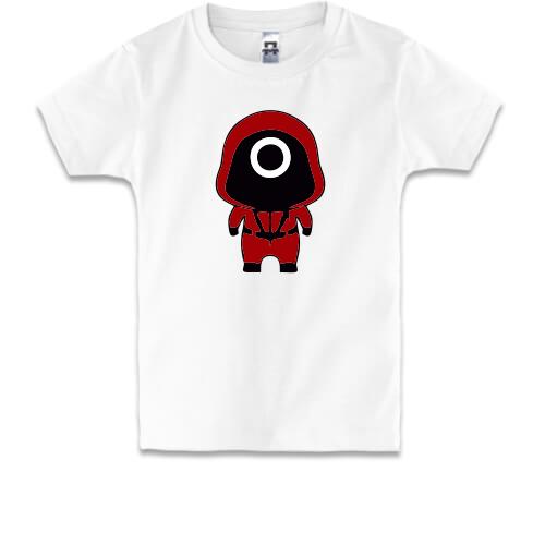 Дитяча футболка Гра в кальмара - Охоронець коло