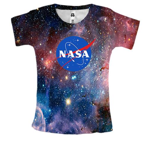 Женская 3D футболка NASA