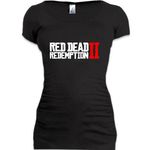 Подовжена футболка Red Dead Redemption 2 (лого)