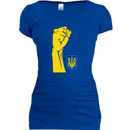 Подовжена футболка Українська сила