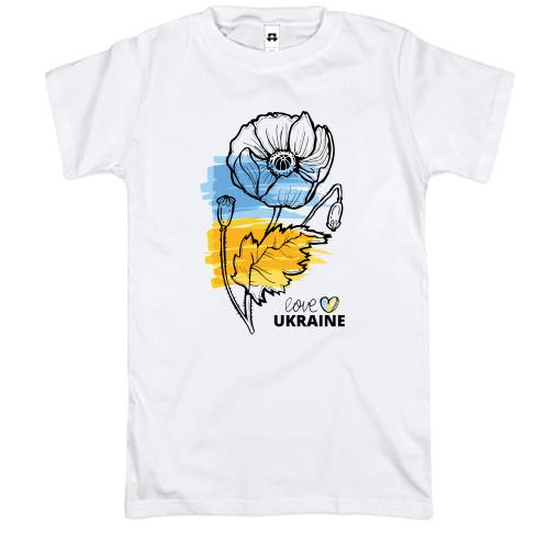 Футболка Love Ukraine (Цветок)