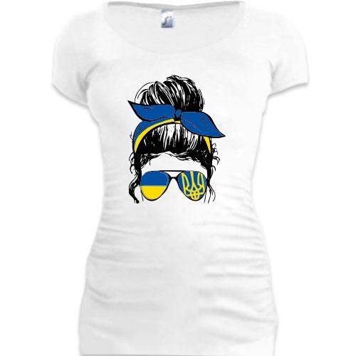 Подовжена футболка Українська дівчина