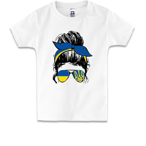 Дитяча футболка Українська дівчина