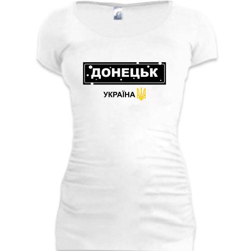 Подовжена футболка Донецьк - Україна