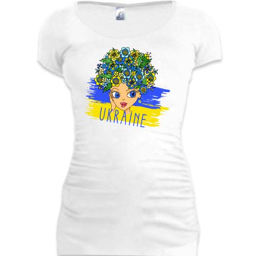 Подовжена футболка Beauty Ukraine