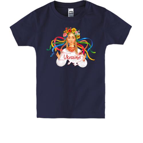 Детская футболка Ukrainian Girl