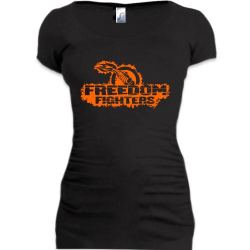 Женская удлиненная футболка Freedom Fighters