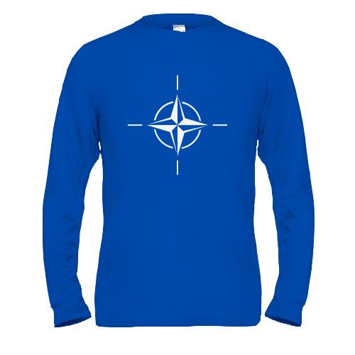 Чоловічий лонгслів з емблемою NATO