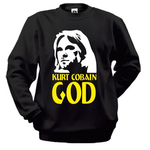 Світшот Kurt Cobain is god