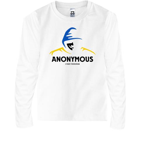 Детская футболка с длинным рукавом Anonymous UA (2)
