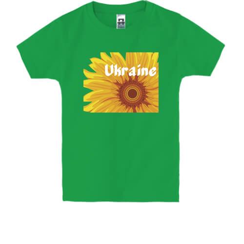 Детская футболка Ukraine (Подсолнухи) АРТ