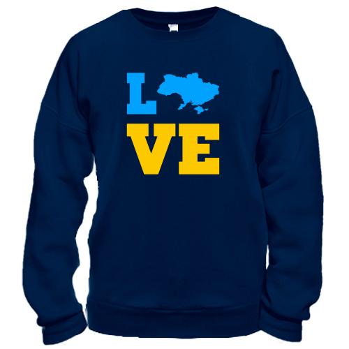 Свитшот Love Ukraine (2)