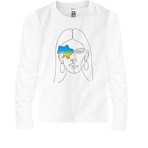 Детская футболка с длинным рукавом Україна в моїх очах