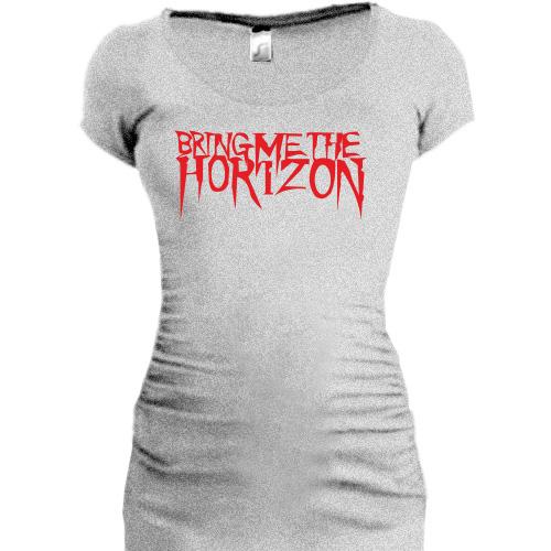 Женская удлиненная футболка Bring me the horizon