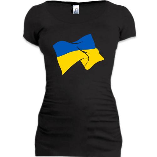 Подовжена футболка Український стяг