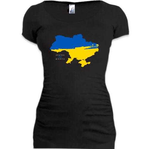Подовжена футболка Україна – країна добра
