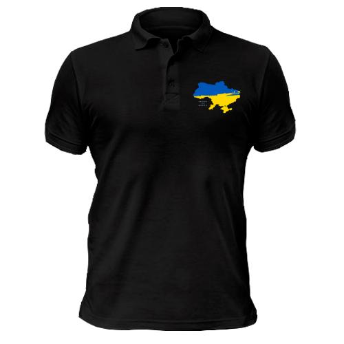 Чоловіча футболка-поло Україна – країна добра