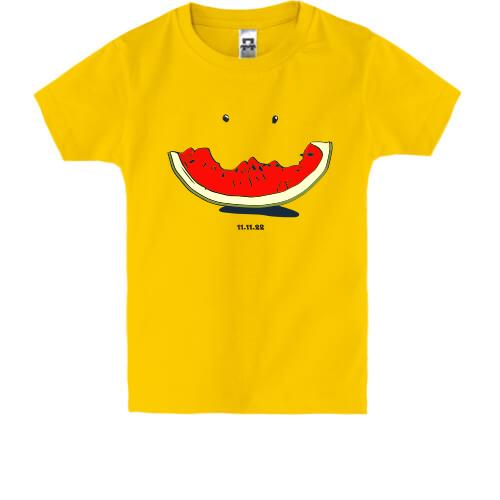 Детская футболка Арбуз - улыбка (11.11.22)