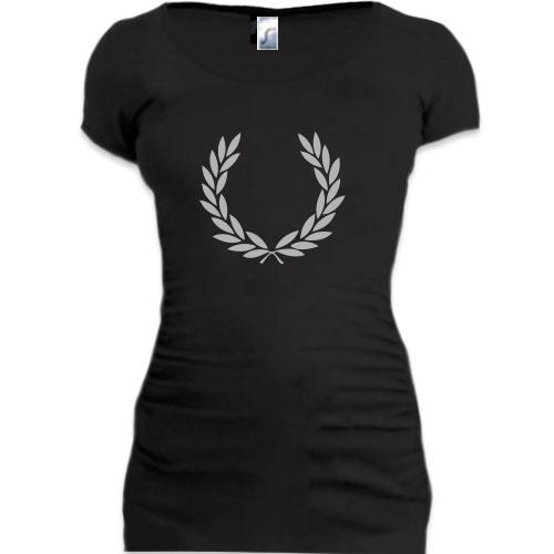 Женская удлиненная футболка лавровый венок (LFC)