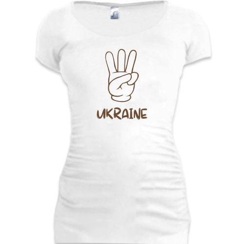 Подовжена футболка Свобода Україні (2)