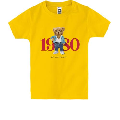 Дитяча футболка Teddy - 80's style fashion