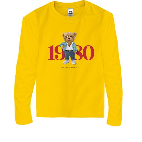 Детская футболка с длинным рукавом Teddy - 80's style fashion