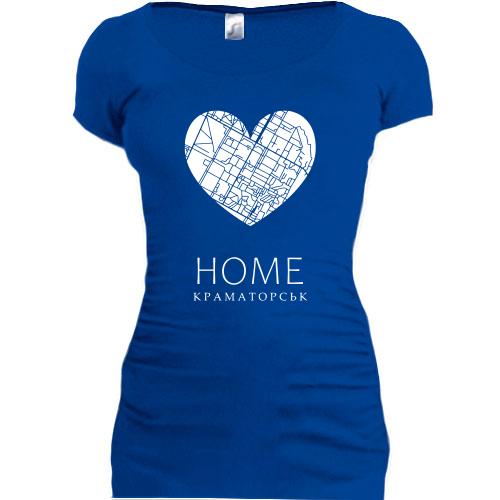 Подовжена футболка з серцем Home Краматорськ