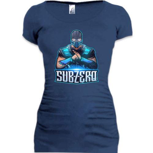 Подовжена футболка Mortal Kombat Subzero