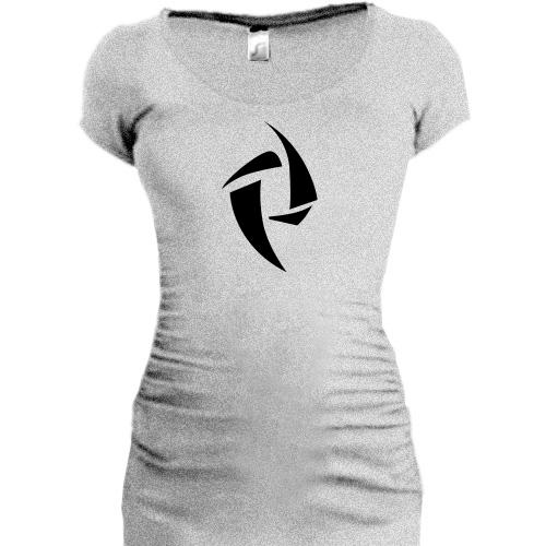 Женская удлиненная футболка Рем Дигга