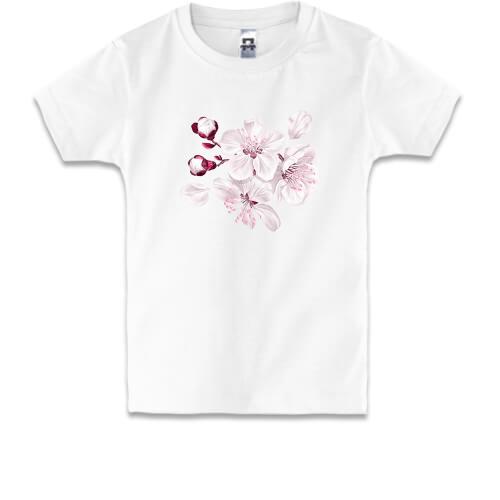 Детская футболка Цветы вишни