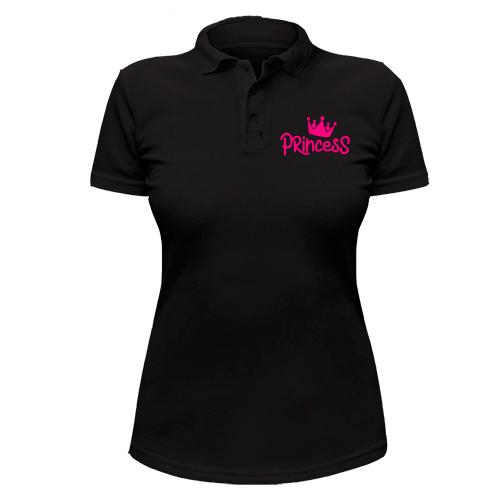 Жіноча футболка-поло з короною princess