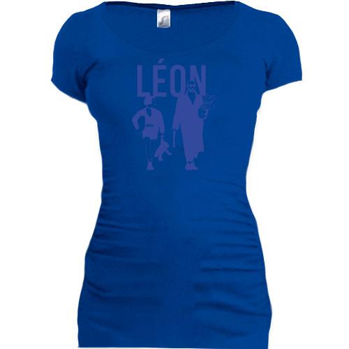 Подовжена футболка Leon