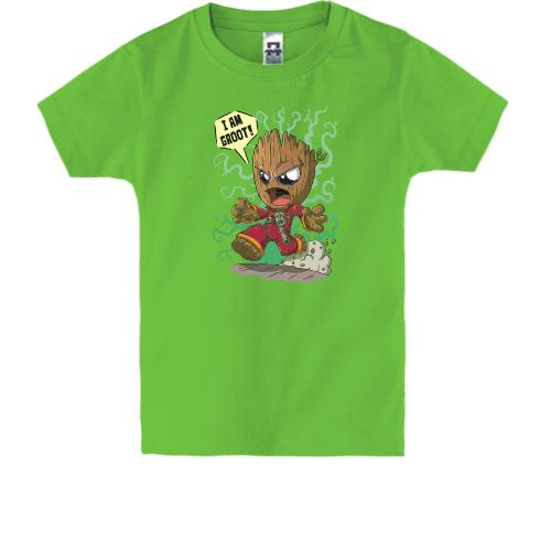 Детская футболка I am Groot (Вартові Галактики)
