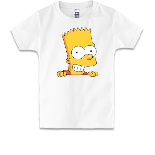Детская футболка с Бартом Симпсоном Ку-ку