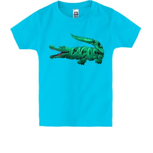 Детская футболка с крокодилом Lacoste