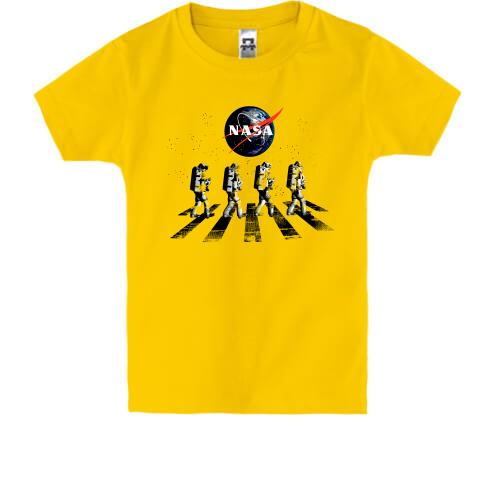 Детская футболка NASA в стиле Битлс