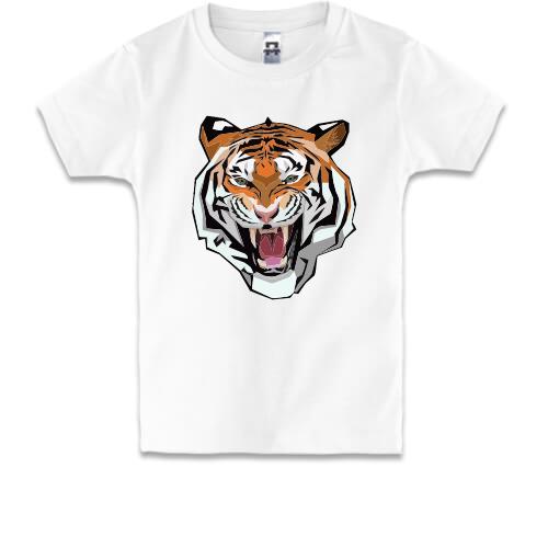 Детская футболка с тигром Рык