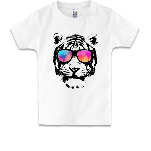 Детская футболка Тигр в очках