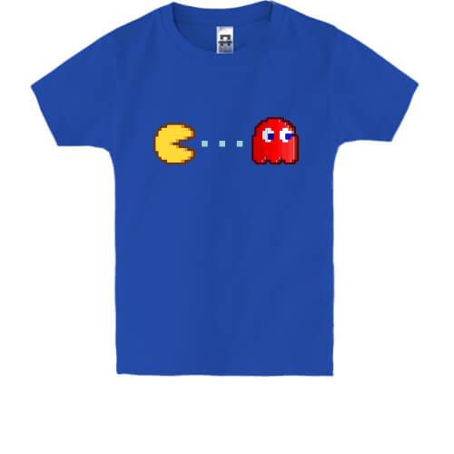 Детская футболка Pacman vs  ghost